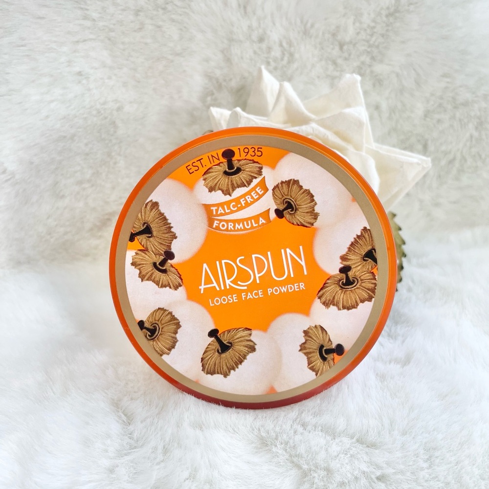 New w/tag AIRSPUN TALC-FREE LOOSE FACE POWDER HIDES lines, wrinkles & blemishes